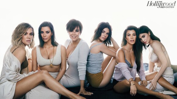 Kris Jenner et ses filles Kourtney, Kim, Khloé, Kendall et Kylie pour The Hollywood Reporter.