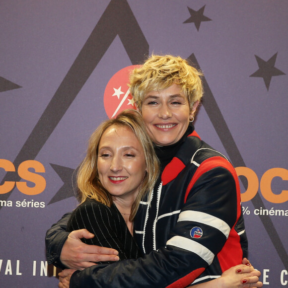 Audrey Lamy, Cécile de France pour le film "Rebelles" - 22ème Festival International du Film de Comédie de l'Alpe d'Huez le 17 janvier 2019. © Dominique Jacovides/Bestimage