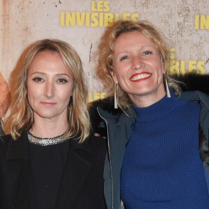 Alexandra Lamy avec sa fille Chloe Jouannet et sa soeur Audrey Lamy - Avant-première du film "Les Invisibles" au cinéma Gaumont Opéra à Paris, le 7 janvier 2019. © Coadic Guirec/Bestimage