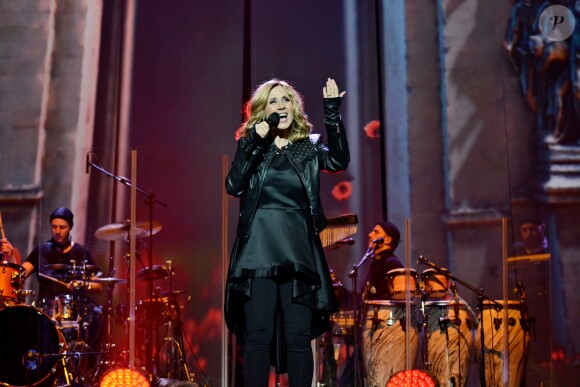 Lara Fabian en concert au Palac à Kiev. Le 2 mars 2018