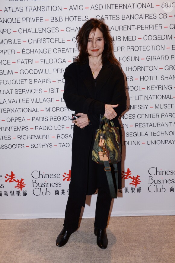Evelyne Bouix - Déjeuner "Chinese Business Club" au Pavillon Gabriel à Paris, à l'occasion de la journée des droits des femmes, le 8 mars 2019 © Rachid Bellak / Bestimage