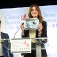 Exclusif - Carla Bruni Sarkozy - Déjeuner "Chinese Business Club" au Pavillon Gabriel à Paris, à l'occasion de la journée des droits des femmes, le 8 mars 2019 © Rachid Bellak / Bestimage