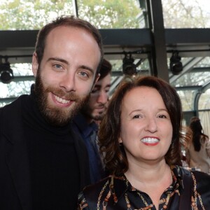 Exclusif - Tristan Lopin, Anne Roumanoff et Jeanne d'Hautessere - Déjeuner "Chinese Business Club" au Pavillon Gabriel à Paris, à l'occasion de la journée des droits des femmes, le 8 mars 2019 © Rachid Bellak / Bestimage