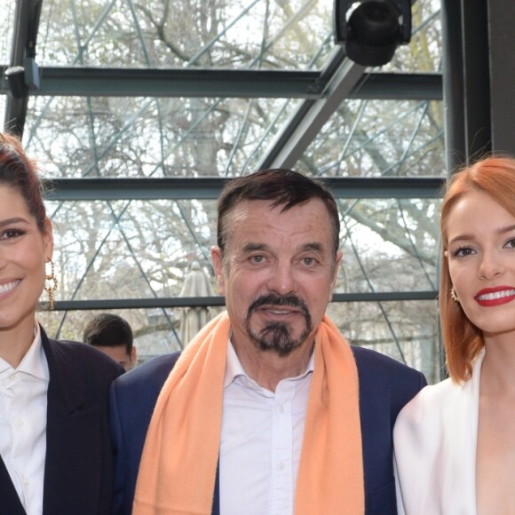 Exclusif - Chloé Mortaud, Laury Thilleman, Olivier Courtin Clarins, Maëva Coucke et Vaimalama Chaves, Miss France 2019 - Déjeuner "Chinese Business Club" au Pavillon Gabriel à Paris, à l'occasion de la journée des droits des femmes, le 8 mars 2019 © Rachid Bellak / Bestimage