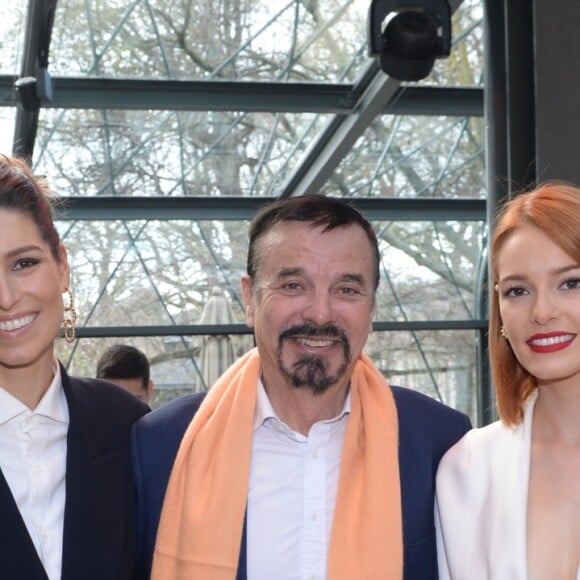 Exclusif - Chloé Mortaud, Laury Thilleman, Olivier Courtin Clarins, Maëva Coucke et Vaimalama Chaves, Miss France 2019 - Déjeuner "Chinese Business Club" au Pavillon Gabriel à Paris, à l'occasion de la journée des droits des femmes, le 8 mars 2019 © Rachid Bellak / Bestimage