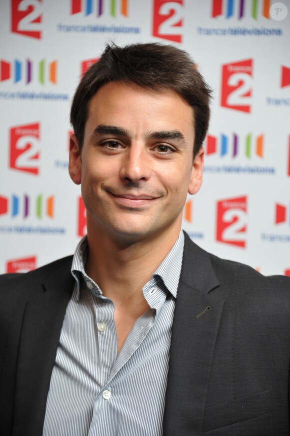 Julian Bugier à la conférence de presse France 2 en septembre 2011 à Paris. © Guillaume Gaffiot /Bestimage