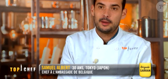 Samuel dans "Top Chef" saison 10, le 13 mars 2019 sur M6.