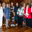 La princesse Mary de Danemark a débuté sa visite par un petit-déjeuner de travail sur l'égalité des sexes le 11 mars 2019 aux Etats-Unis à Austin, au Texas, dans le cadre d'une mission économique de trois jours axée notamment sur le développement durable, la gastronomie, la mode et le design.
