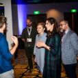 La princesse Mary de Danemark s'initie à la réalité virtuelle le 11 mars 2019 à Austin au Texas lors du salon South by Southwest, dans le cadre d'une mission économique de trois jours axée notamment sur le développement durable, la gastronomie, la mode et le design.