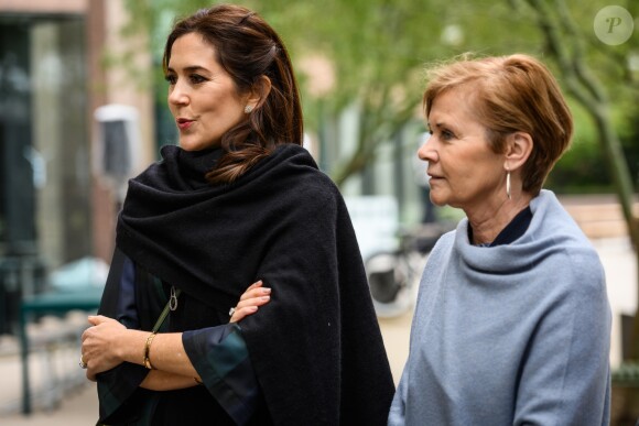 La princesse Mary de Danemark en visite le 11 mars 2019 aux Etats-Unis à Austin, au Texas, dans le cadre d'une mission économique de trois jours axée notamment sur le développement durable, la gastronomie, la mode et le design.