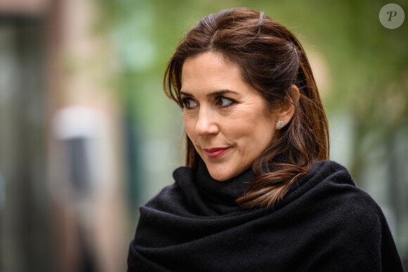 La princesse Mary de Danemark en visite le 11 mars 2019 aux Etats-Unis à Austin, au Texas, dans le cadre d'une mission économique de trois jours axée notamment sur le développement durable, la gastronomie, la mode et le design.