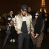Exclusif - Nicki Minaj et son compagnon Kenneth "Zoo" Petty quittent l'hôtel Royal Monceau et vont poser en photo devant la tour Eiffel à Paris le 8 mars 2019.