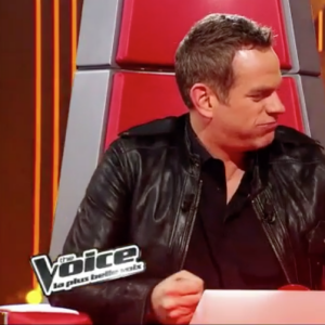 Garou et Jessica Plésel dans "The Voice" saison 1.