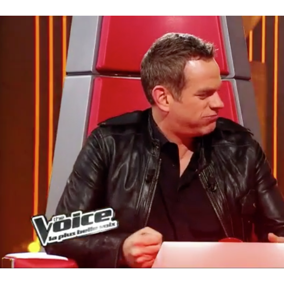 Garou et Jessica Plésel dans "The Voice" saison 1.