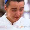 Camille en larmes lors du septième épisode de "Top Chef 10" (M6), mercredi 20 mars 2019.