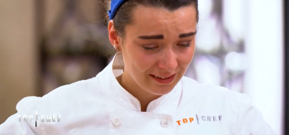 Camille en larmes lors du septième épisode de "Top Chef 10" (M6), mercredi 20 mars 2019.