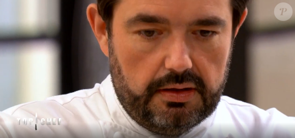 Jean-François Piège lors du septième épisode de "Top Chef 10" (M6), mercredi 20 mars 2019.