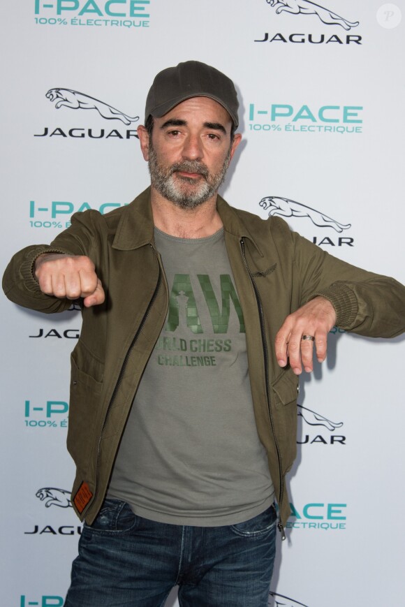 Bruno Solo - Présentation de la nouvelle Jaguar I-PACE (100% électrique) à Paris. Le 27 avril 2018 © Veeren / Bestimage