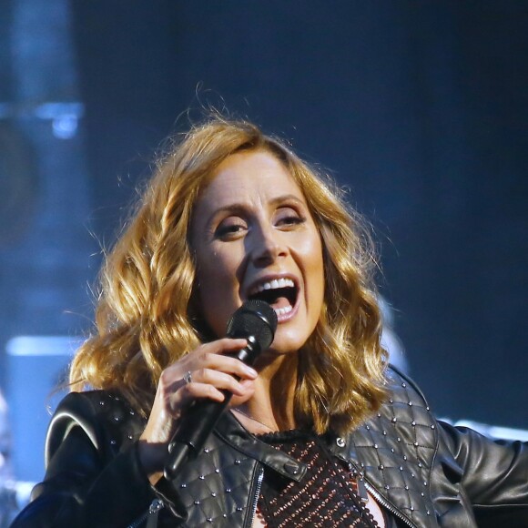 Lara Fabian en concert au Beacon Theatre à New York, dans le cadre de sa tournée "Camouflage World Tour 2018", le 5 février 2018. © Charles Guerin/Bestimage