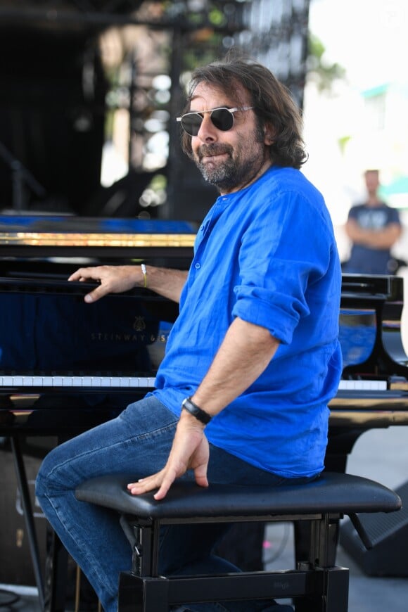 André Manoukian à Juan-les-Pins, le 14 juillet 2018.