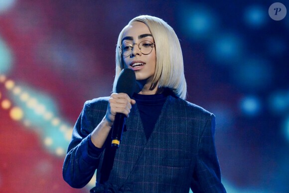 Bilal Hassani à Kiev, Ukraine, le 25 février 2019.