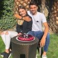 Enzo Zidane a fêté ses 24 ans avec sa compagne  Karen Gonçalves . Instagram, le 24 mars 2019.