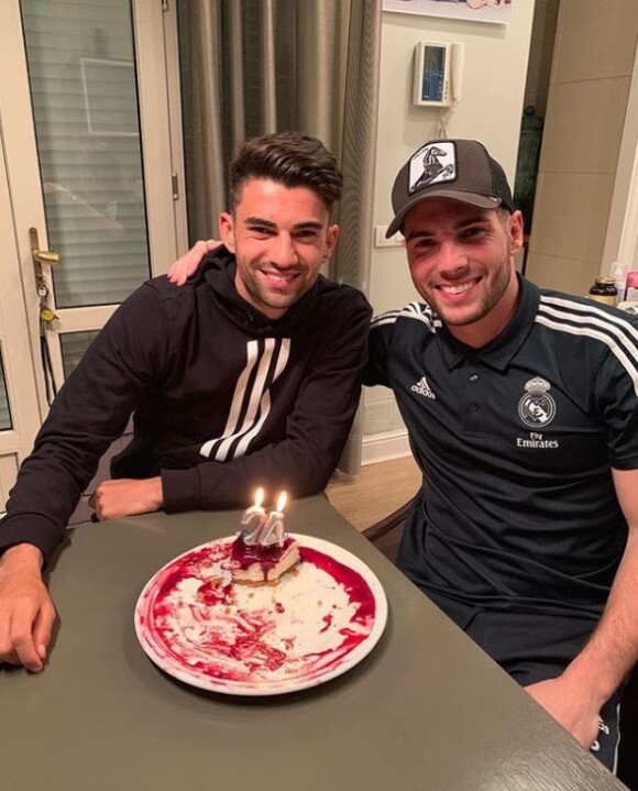 Enzo Zidane a fêté ses 24 ans avec son petit frère Luca. Instagram, le 24 mars 2019.