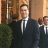 Jared Kushner, conseiller de D. Trump, arrive escorté par des agents des services secrets, à son appartement à New York, le 26 septembre 2018.