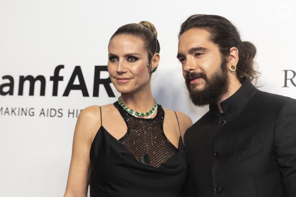 Heidi Klum et son compagnon Tom Kaulitz - People au 5ème "amfAR Gala" à l'hôtel Rosewood Tsim Sha Tsui à Hong Kong. Le 25 mars 2019