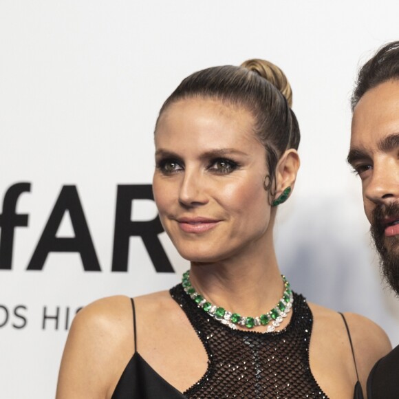 Heidi Klum et son compagnon Tom Kaulitz - People au 5ème "amfAR Gala" à l'hôtel Rosewood Tsim Sha Tsui à Hong Kong. Le 25 mars 2019