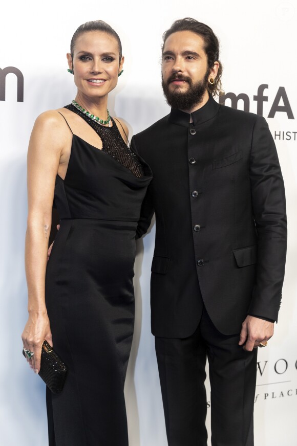 Heidi Klum et son compagnon Tom Kaulitz - People au 5ème "amfAR Gala" à l'hôtel Rosewood Tsim Sha Tsui à Hong Kong. Le 25 mars 2019