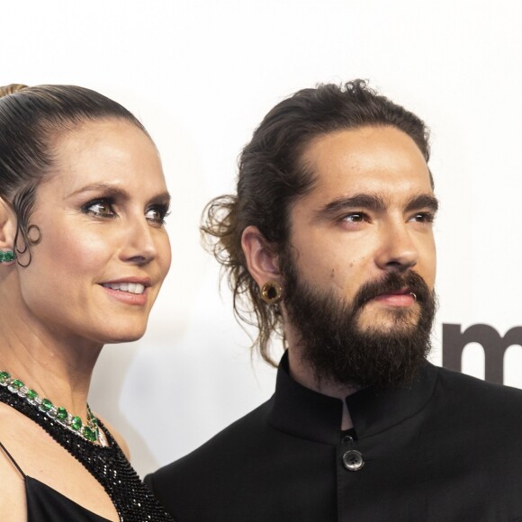 Heidi Klum et son compagnon Tom Kaulitz - People au 5ème "amfAR Gala" à l'hôtel Rosewood Tsim Sha Tsui à Hong Kong. Le 25 mars 2019