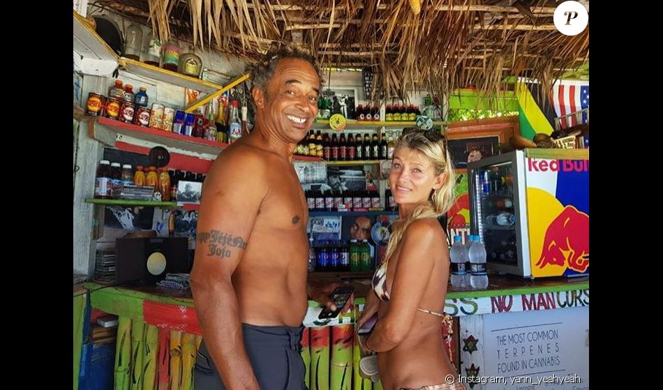 Yannick Noah et sa femme Isabelle Camus posent en Jamaïque ...