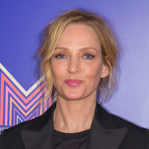 Uma Thurman lors du photocall de la série "Chambers" de Netflix dans le cadre de la 10e édition du festival Series Mania à Lille, le 26 mars 2019. © Stéphane Vansteenkiste/Bestimage