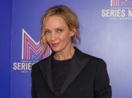Uma Thurman divine en noir face à Julie Gayet, radieuse