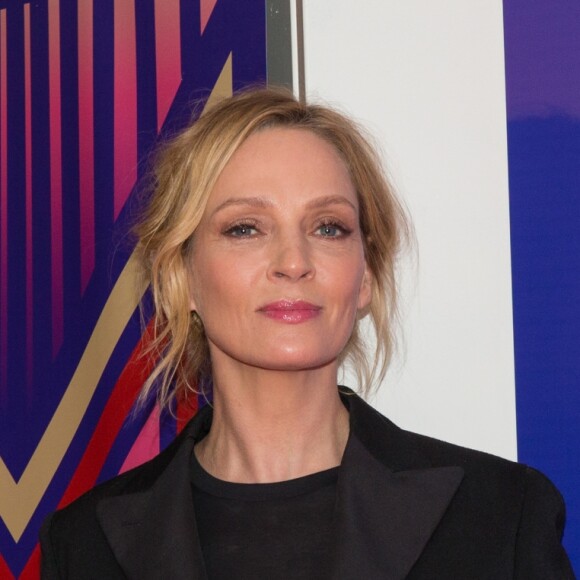Uma Thurman lors du photocall de la série "Chambers" de Netflix dans le cadre de la 10e édition du festival Series Mania à Lille, le 26 mars 2019. © Stéphane Vansteenkiste/Bestimage