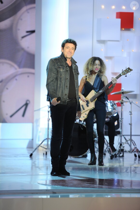 Exclusif - Patrick Bruel - Enregistrement de l'émission "Vivement Dimanche", présentée par M.Drucker, et diffusée le 6 janvier sur France 2. Le 17 décembre 2018 © Guillaume Gaffiot / Bestimage