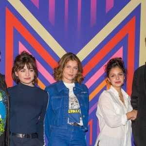 Sergi Lopez, Noée Abita, Laetitia Casta, Alba Gaïa Bellugi et Manuel Severi lors de la 10e édition du festival series mania à Lille le 27 mars 2019. © Stéphane Vansteenkiste / Bestimage