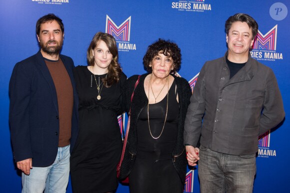 Le casting de la série "Dix Pour Cent" (France 2) lors du festival Séries Mania, à Lille, le 28 mars 2019.