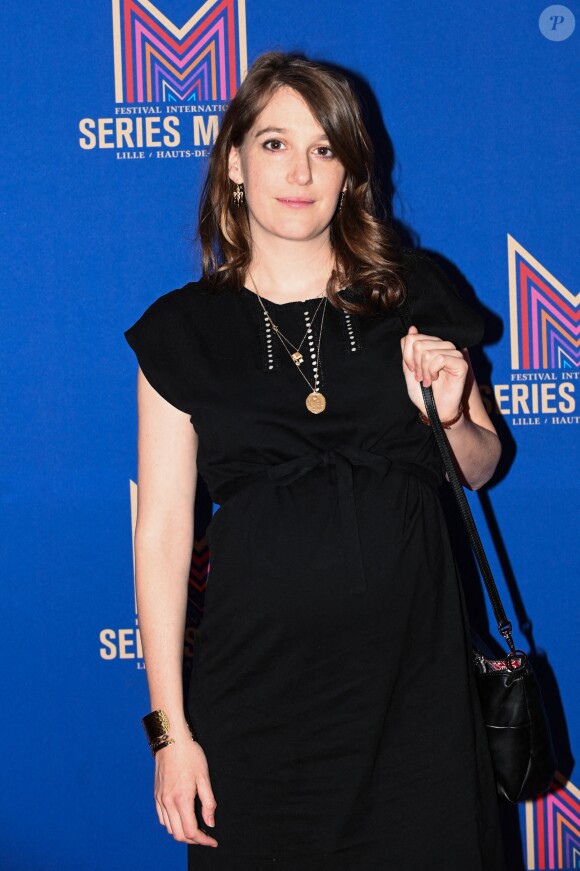 Le casting de la série "Dix Pour Cent" (France 2) lors du festival Séries Mania, à Lille, le 28 mars 2019.