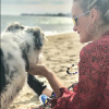 Yaël Abrot, amie de Laeticia Hallyday, a partagé quelques clichés souvenirs de leur dernière balade sur la plage de Malibu, le 6 mai 2018.