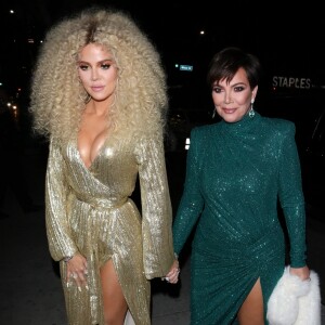 Kris Jenner et sa fille Khloe Kardashian à la soirée d'anniversaire de Diana Ross à Hollywood, le 26 mars 2019.