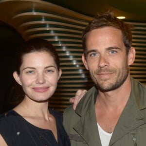 Delphine Chanéac et Guillaume Delorme à la soirée de lancement de la vapoteuse électronique Gleenway à l'hôtel O à Paris, le 6 mai 2014.