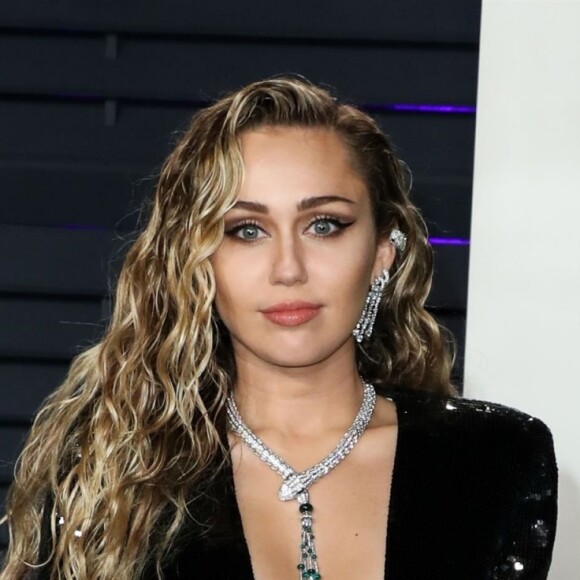 Miley Cyrus à la soirée Vanity Fair Oscar Party à Los Angeles, le 24 février 2019.
