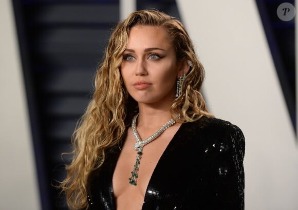Miley Cyrus à la soirée Vanity Fair Oscar Party à Los Angeles, le 24 février 2019.