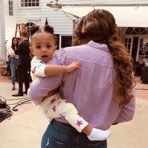 Serena Williams et sa fille Alexis Olympia. Mars 2019.