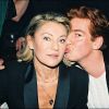 Sheila et son fils Ludovic Chancel, mort des suites d'une overdose le 7 juillet 2017 à 42 ans, en janvier 1998 au Queen à Paris.