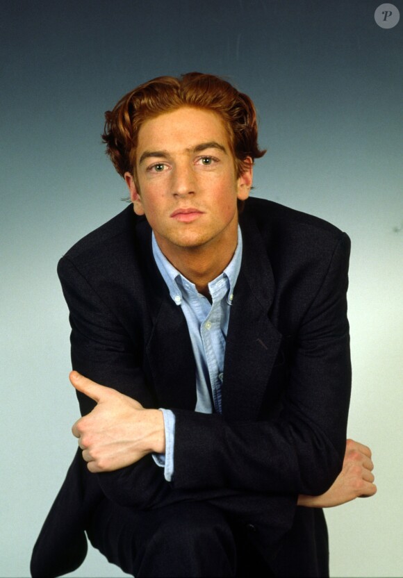 Ludovic Chancel, fils de Sheila mort des suites d'une overdose le 7 juillet 2017 à 42 ans, portrait en 1994.