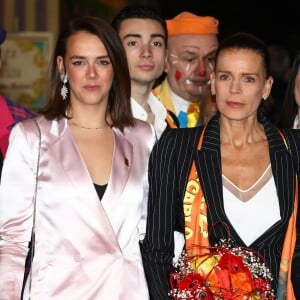 La princesse Stéphanie de Monaco et sa fille Pauline Ducruet lors de la 43ème édition du festival international du cirque de Monte-Carlo le 18 janvier 2019. © Olivier Huitel / Pool / Bestimage