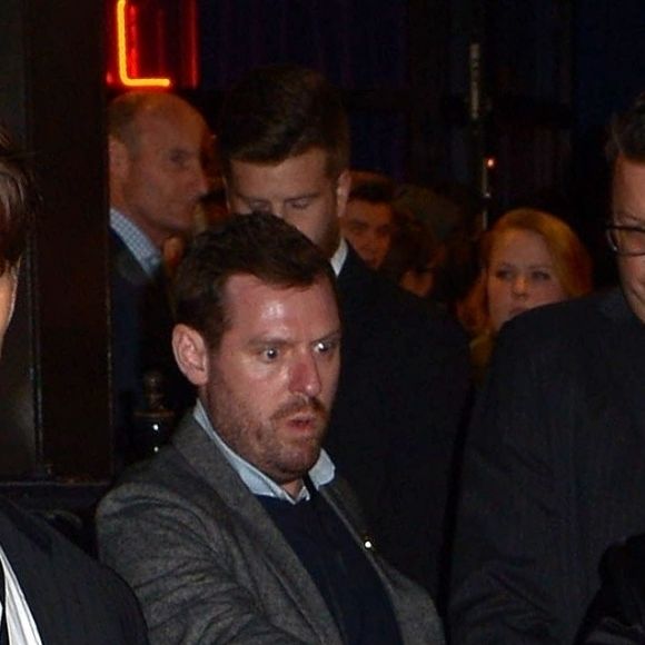 Scarlett Johansson et Chris Hemsworth à la sortie de la première de "Avengers: Endgame" à Londres, le 10 avril 2019.